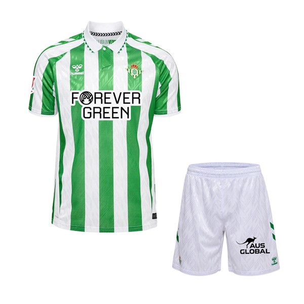 Camiseta Real Betis 1ª All Sponsors Niño 2024 2025